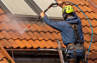 Démoussage et hydrofuge de toiture à la Bretenière